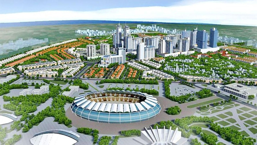 Hình ảnh 3D đô thị vệ tinh Hòa Lạc