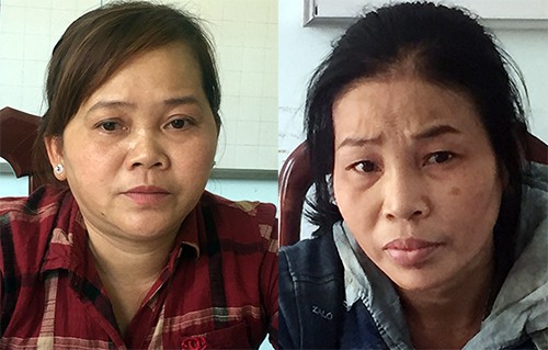 Hai người phụ nữ bị tạm giữ về hành vi Buôn bán người