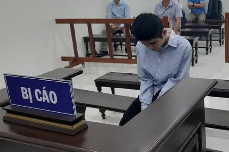 Bị cáo Nguyễn Cảnh An tại tòa.
