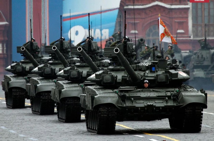 Xe tăng T-90 của Nga, một mặt hàng xuất khẩu chủ lực
