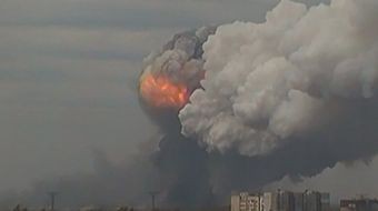 VIDEO: Donetsk rung chuyển sau vụ nổ cực lớn