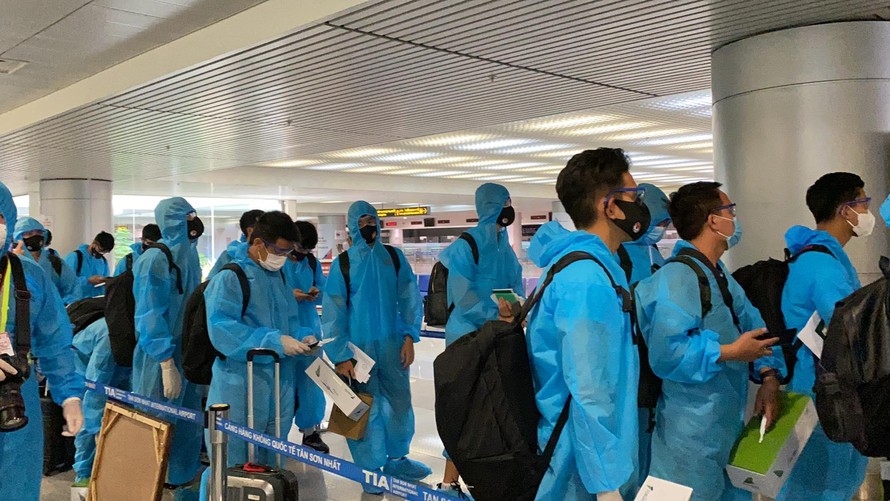Đội tuyển Việt Nam hoàn tất chiến dịch ở vòng loại thứ 2 World Cup 2022 với vị trí nhì bảng G kèm suất vào vòng 3. (Ảnh: Minh Hải)