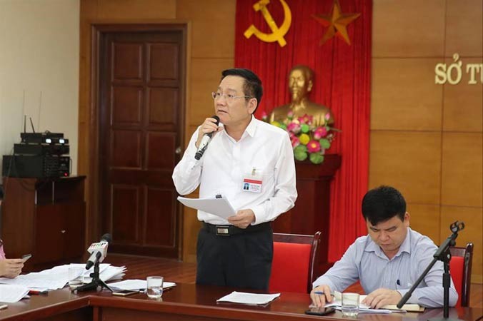 Ông Ðặng Hồng Thái, Phó Chủ tịch UBND quận Thanh Xuân.