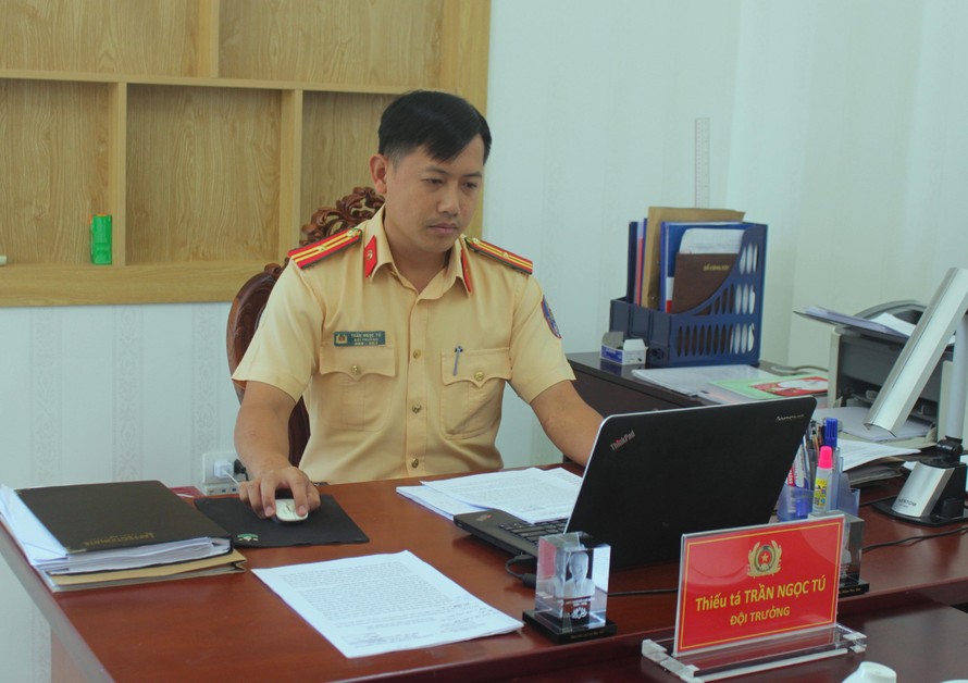 Thiếu tá Trần Ngọc Tú, Đội trưởng Đội CSGT số 1