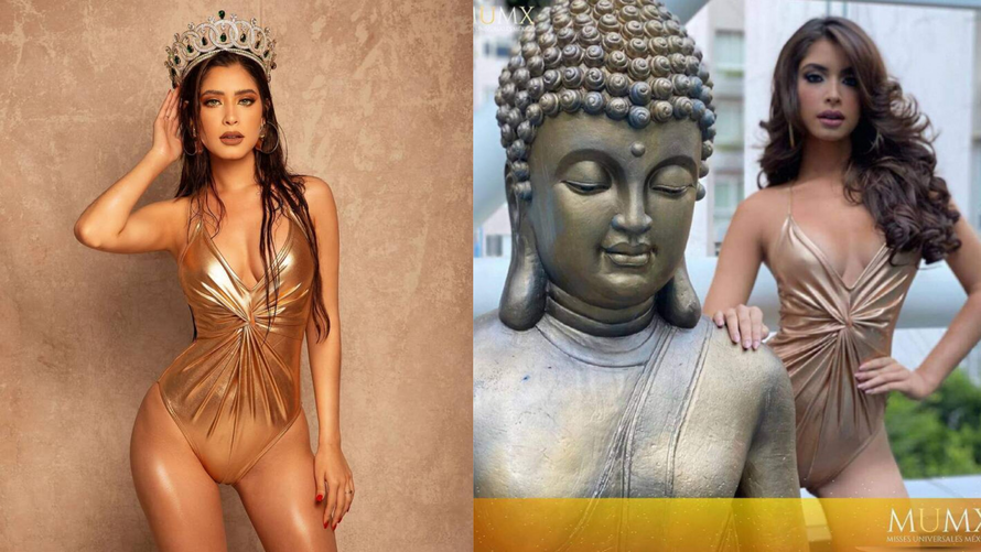 Miss Grand Mexico mặc áo tắm, catwalk bên tượng Phật bị chỉ trích