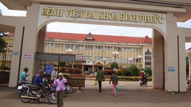Bệnh viện Đa khoa Bình Phước nơi xảy ra cái chết của bé Phát 