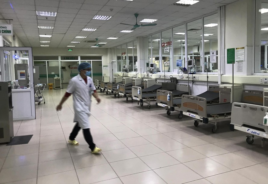 BV Bệnh Nhiệt đới T.Ư chuẩn bị nhiều giường tiếp nhận bệnh nhân dương tính với virus coronaẢnh: T.Hà