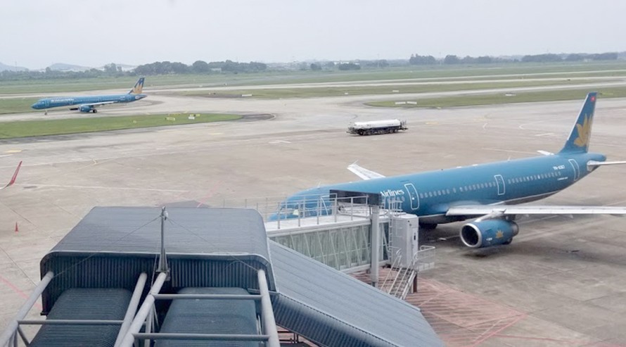 Ống lồng tại sân bay Nga đã va vào động cơ tàu bay khiến chuyến bay của Vietnam Airlines phải huỷ dù đã xếp khách lên tàu bay. Ảnh minh hoạ.