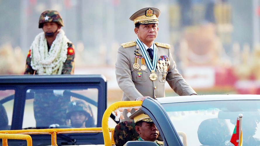 Tổng tư lệnh quân đội Myanmar – Min Aung Hlaing. Ảnh: Reuters