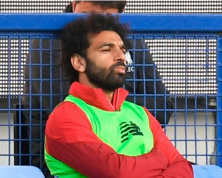 Mohamed Salah dự bị trong trận đấu với Everton.