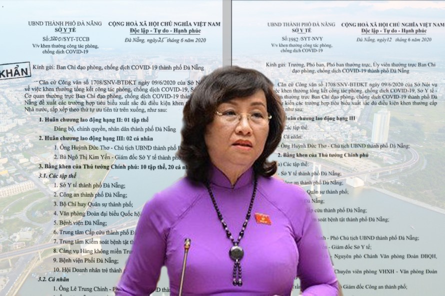 Bà Ngô Thị Kim Yến, Giám đốc Sở Y tế TP Đà Nẵng 