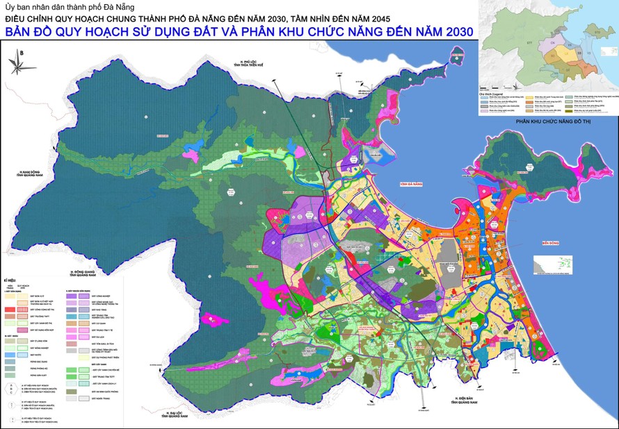 Điều chỉnh quy hoạch TP Đà Nẵng đến năm 2030, tầm nhìn 2045. 