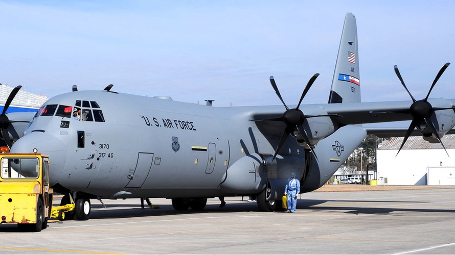 Một chiếc C-130 của Lực lượng Không quân Mỹ