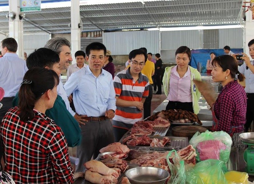 Dự án Lifsap đã hỗ trợ nâng cấp các chợ thực phẩm tươi sống đảm bảo an toàn 