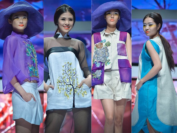 'Sắc màu' Minh Hạnh khuấy động Fashion Week 2014