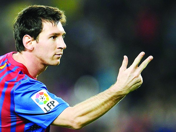 Lionel Messi lại tiếp tục tỏa sáng sau ba trận tịt ngòi. Ảnh: Getty Images