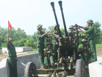 Lính trẻ ở Lữ đoàn 673 Ảnh: Nguyễn Trường