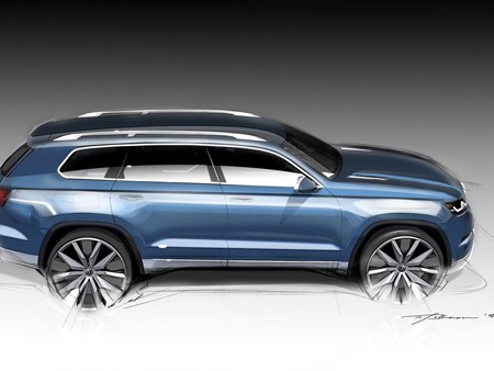 Volkswagen sắp trình làng SUV 7 chỗ