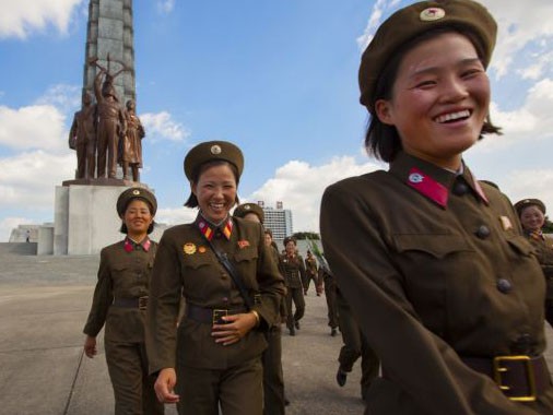 Nụ cười binh lính Triều Tiên