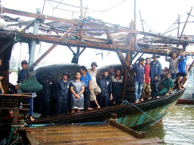 Cứu sống 30 ngư dân gặp nạn