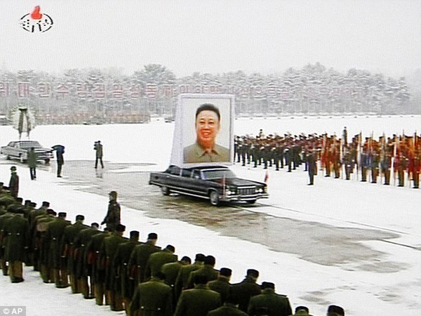Trời rét đậm ngày tang lễ Chủ tịch Kim Jong Il