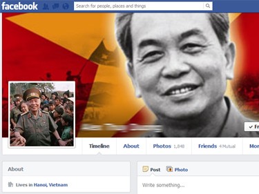 Hình ảnh Đại tướng Võ Nguyên Giáp tràn ngập mạng xã hội