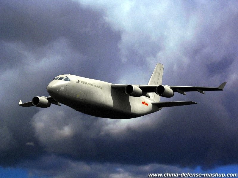 Trung Quốc lộ diện máy bay vận tải quân sự khổng lồ