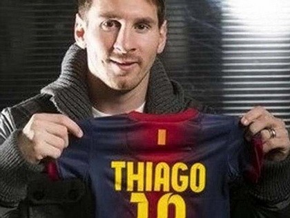 Messi vui mừng lên chức bố