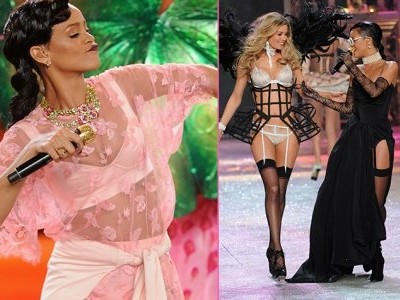 Rihanna gây ‘náo loạn’ sàn diễn Victoria's Secret