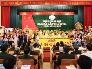 Đảng bộ tỉnh Bắc Giang lần thứ XVII, nhiệm kỳ 2010-2015. (Ảnh: Báo Bắc Giang).