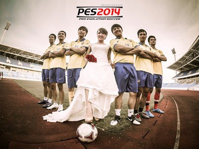 Bộ ảnh cưới độc nhất vô nhị của fan Arsenal Việt Nam