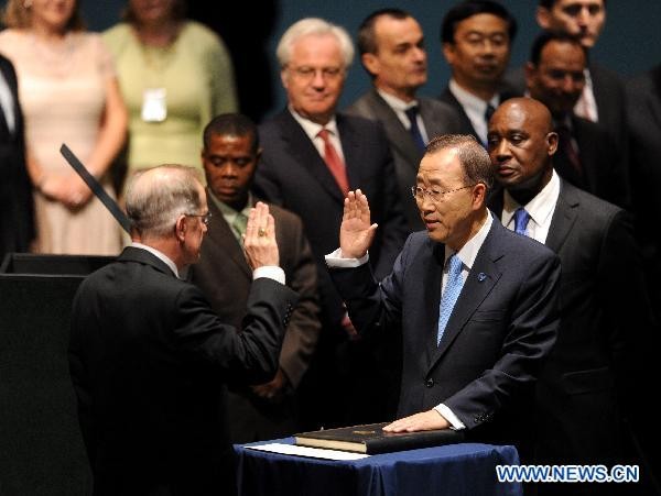 Ông Ban Ki-moon tái đắc cử Tổng thư ký Liên Hợp Quốc