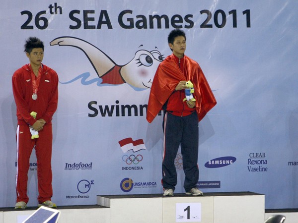 Kình ngư Hoàng Quý Phước phá sâu kỷ lục SEA Games Ảnh: Nhật Anh