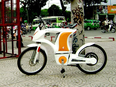 Xe điện gấp tự chế của cựu sinh viên Hồng Bàng