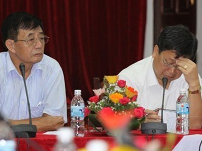 Ông Đặng Xuân Hải (trái) tại một hoạt động điện ảnh năm ngoái Ảnh: Nguyễn Hoàng