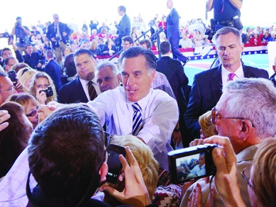 Xem ông Romney vận động tranh cử