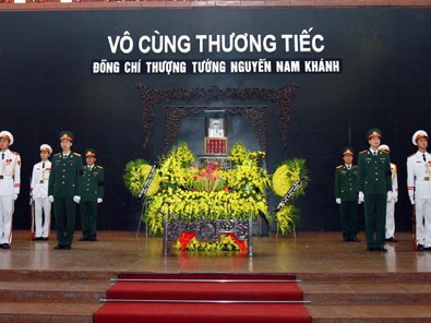Cử hành trọng thể Lễ tang Thượng tướng Nguyễn Nam Khánh