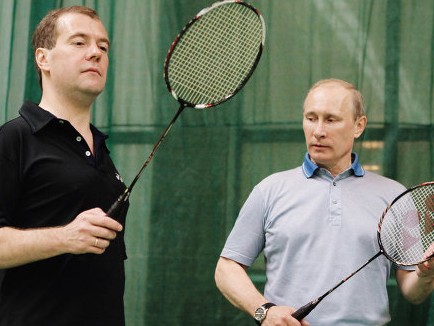 Tổng thống Nga nói về 'tình yêu với môn cầu lông'