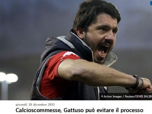 Gattuso tạm thời bị loại khỏi vòng nghi vấn nghi án bán độ tại Serie A