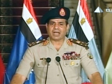 Người đứng đầu quân đội Ai Cập, tướng Abdulfattah al-Sisi phế truất Tổng thống nước này