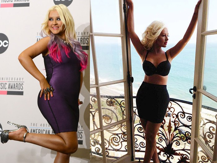 Quá trình giảm cân ngoạn mục của Christina Aguilera