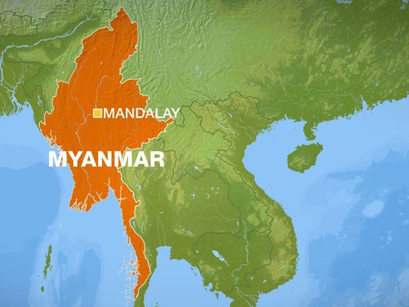 Trận động đất xảy ra gần thành phố Mandalay