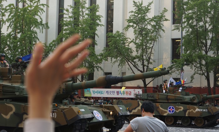 Tận thấy duyệt binh 'siêu khủng' quân đội Hàn Quốc