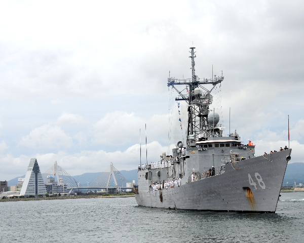 Tàu chiến Mỹ đến Campuchia diễn tập hải quân