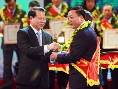 Trao Giải thưởng Bông lúa Vàng Việt Nam cho sữa Mộc Châu