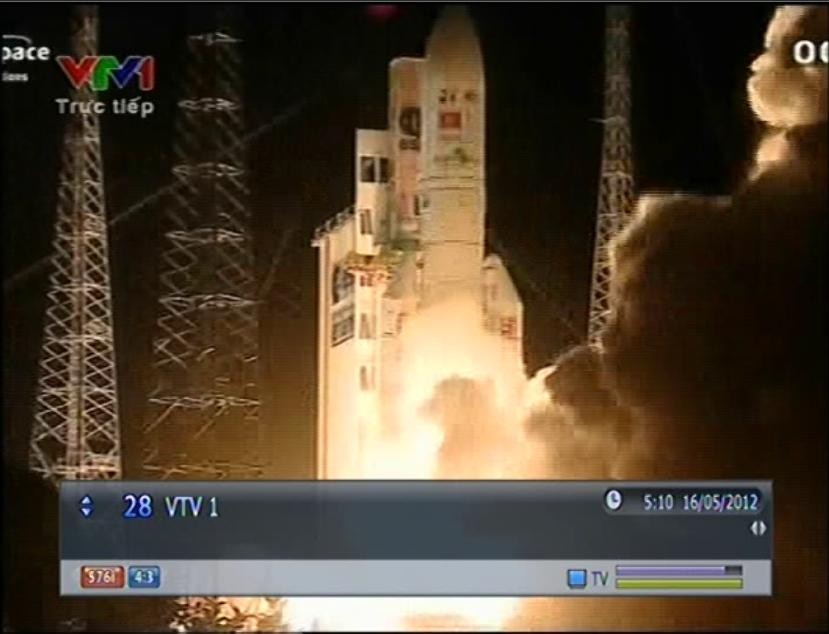 VINASAT-2 rời bệ phóng vào không gian