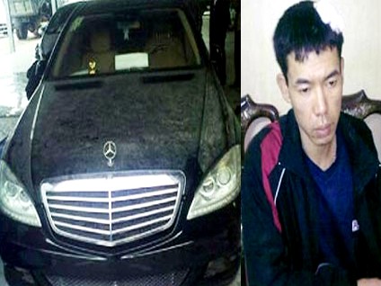 Nguyễn Ngọc Hà và chiếc xe Mercedes bị cướp