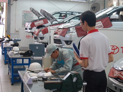 Toyota tổ chức hội thi tay nghề