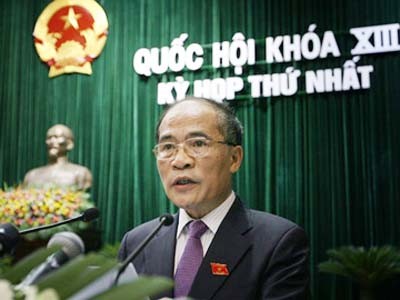 Ông Nguyễn Sinh Hùng được đề cử làm Chủ tịch Quốc hội