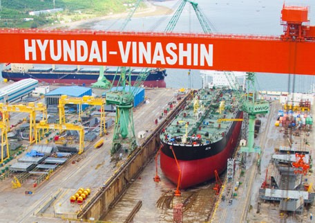 Hyundai Vinashin xuất khẩu 10 tàu biển trọng tải lớn